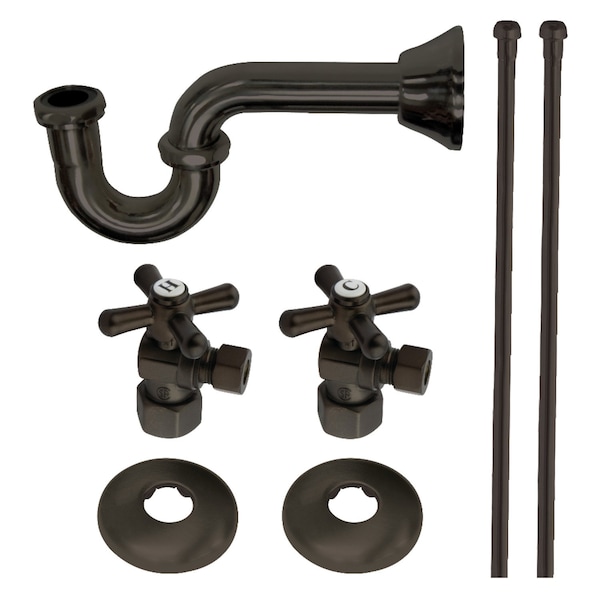 KPK105P Plumbing Supply Kits Combo, 1/2" IPS Inlet, 3/8" Comp Oulet